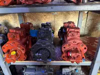 excavator pumps European second hand