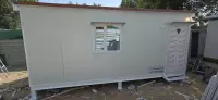 Caravans and warehouses are in operation