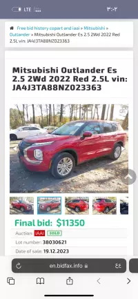 Mitsubishi Outlander car for sale