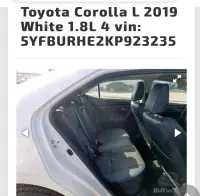 Toyota Corolla car for sale